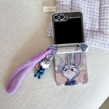 Zootopia Judy Nick clear bracelet Samsung Z Flip6 shockproof case