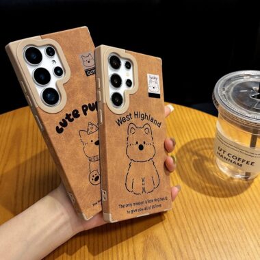 West Highland dog magnetic shockproof Samsung S24 Ultra case