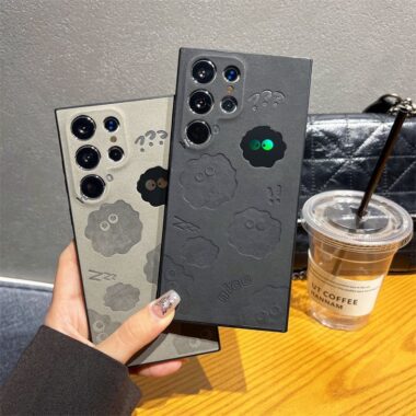 Luminous cartoon shockproof sheepskin Samsung S24 Ultra case