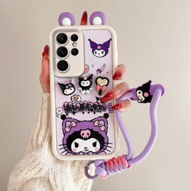 Cartoon SpongeBob strawberry bear puppy Samsung S24 Ultra soft case