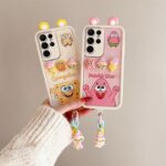 Cartoon SpongeBob strawberry bear puppy Samsung S24 Ultra soft case
