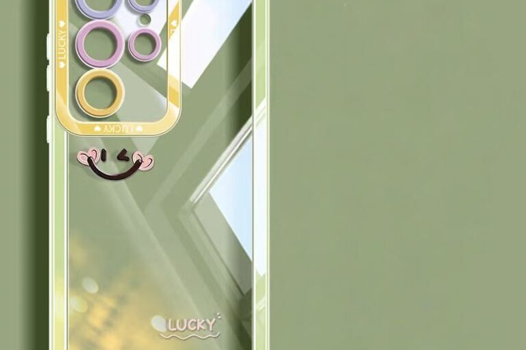 Smiley face full cover shockproof Samsung S24 Ultra silicone case