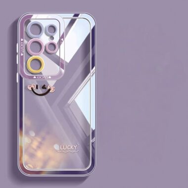 Smiley face full cover shockproof Samsung S24 Ultra silicone case