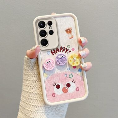 Soot sprite 3D cartoon shockproof Samsung S24 Ultra soft case