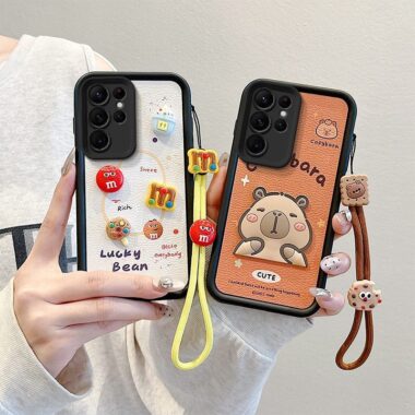 Soot sprite 3D cartoon shockproof Samsung S24 Ultra soft case