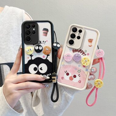 Soot sprite 3D cartoon shockproof Samsung S24 Ultra soft case