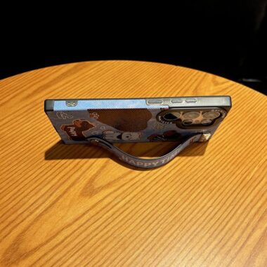 cute dachshund magnetic wrist strap Samsung phone case