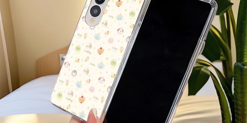 Cartoon dessert animals hard shockproof Samsung Fold case