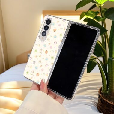 Cartoon dessert animals hard shockproof Samsung Fold case