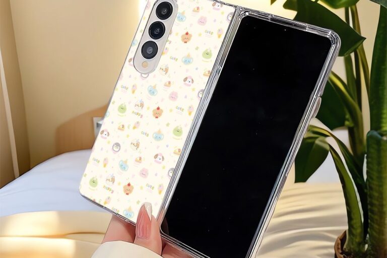 Cartoon dessert animals hard shockproof Samsung Fold case