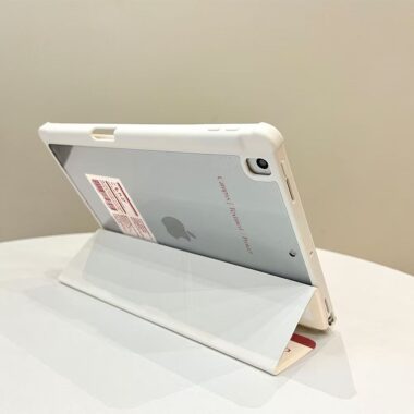 Diary pattern acrylic Y fold tri fold shockproof iPad case