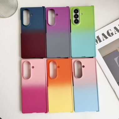 Dopamine gradient frosted shockproof Samsung Z Fold case