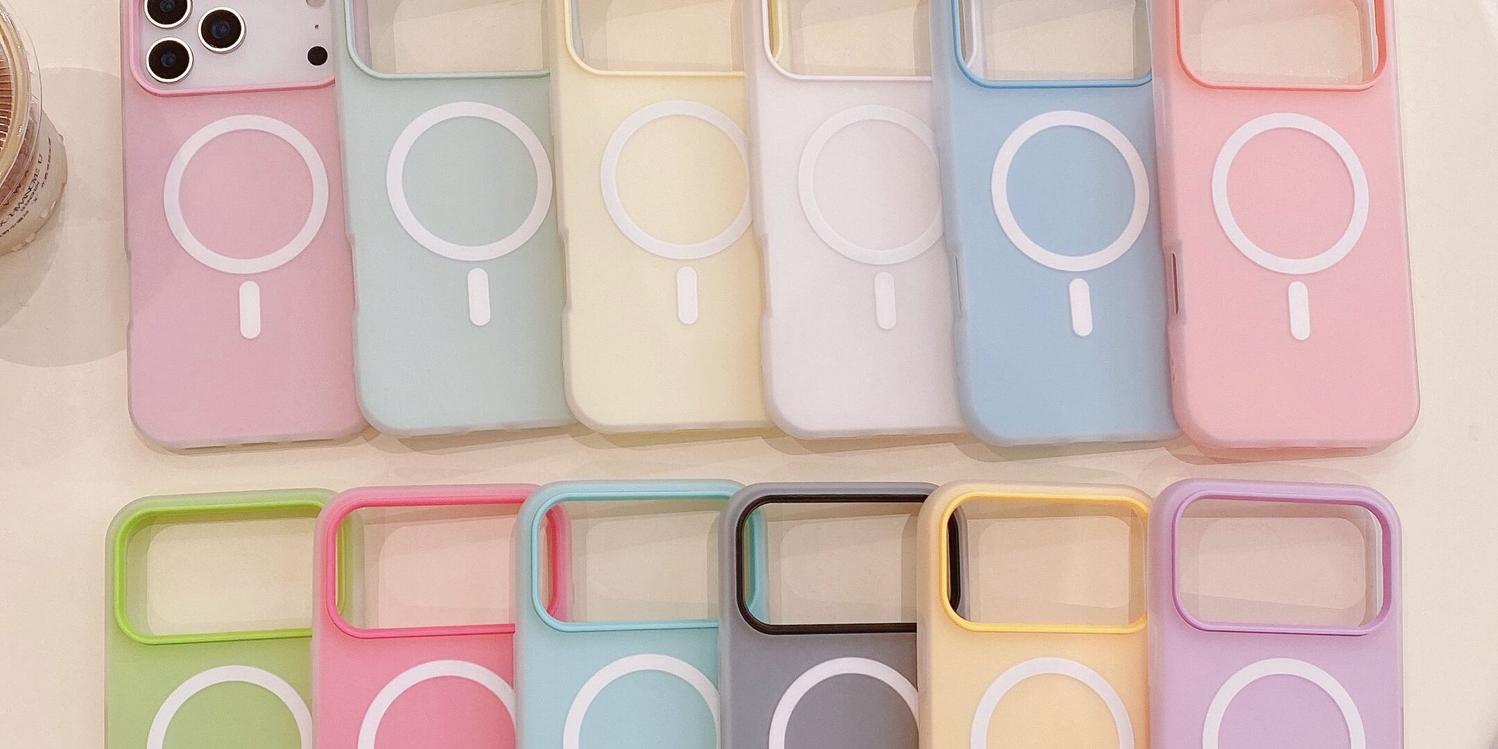 Dopamine skin-feel jelly magnetic shockproof iPhone case