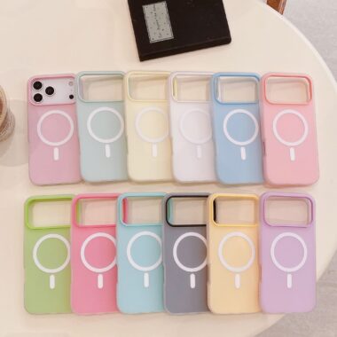 Dopamine skin-feel jelly magnetic shockproof iPhone case