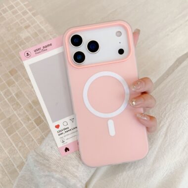Dopamine skin-feel jelly magnetic shockproof iPhone case