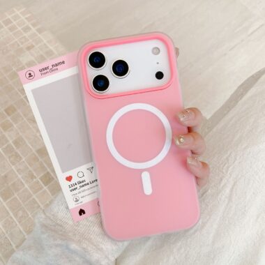 Dopamine skin-feel jelly magnetic shockproof iPhone case