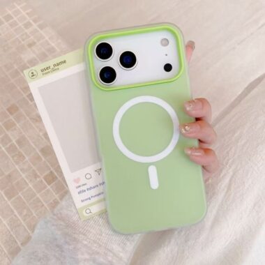 Dopamine skin-feel jelly magnetic shockproof iPhone case