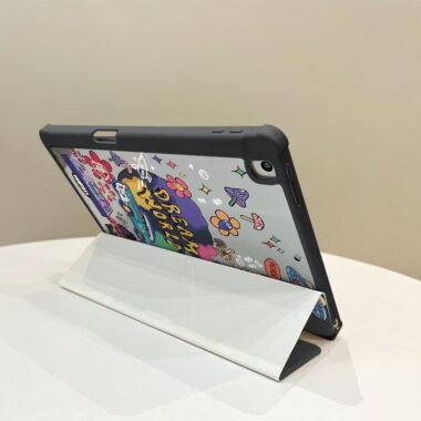 Cartoon dream planet Y fold tri fold iPad case