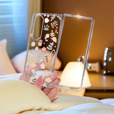 Premium floral hard shockproof Samsung Fold case