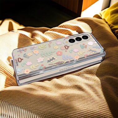 Premium floral hard shockproof Samsung Fold case