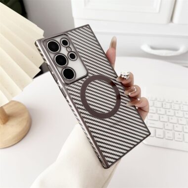 6D laser electroplated shockproof Samsung S24 Ultra hard case