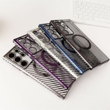 6D laser electroplated shockproof Samsung S24 Ultra hard case
