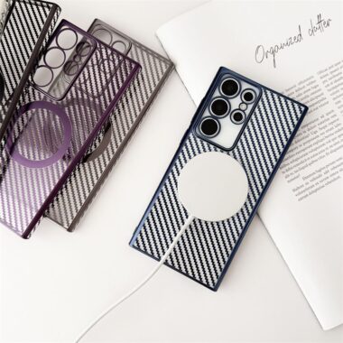 6D laser electroplated shockproof Samsung S24 Ultra hard case