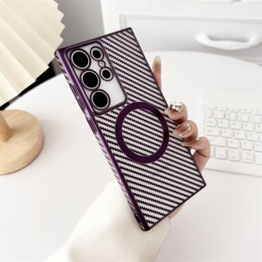 6D laser electroplated shockproof Samsung S24 Ultra hard case