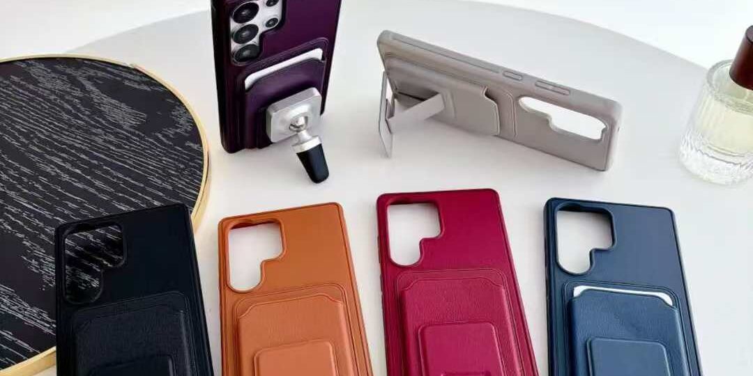 Square stand card holder Samsung S24 Ultra phone case