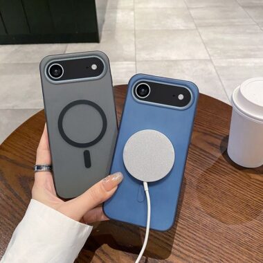 Frosted magnetic ultra slim hard iPhone 17 Air Pro Pro Max case