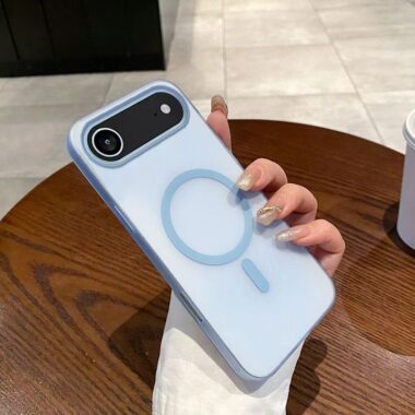 Frosted magnetic ultra slim hard iPhone 17 Air Pro Pro Max case