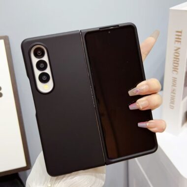 Solid color soft-touch hard Samsung Z Fold5 shockproof case