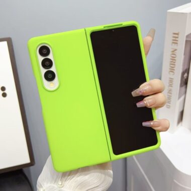 Solid color soft-touch hard Samsung Z Fold5 shockproof case