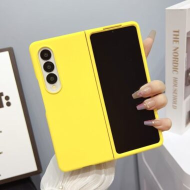 Solid color soft-touch hard Samsung Z Fold5 shockproof case