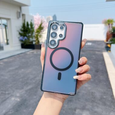 Gradient scratch resistant waterproof Samsung Ultra phone case