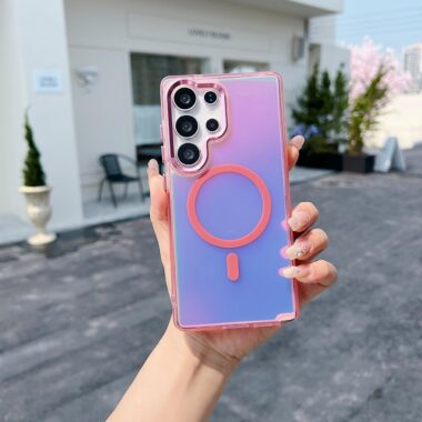 Gradient scratch resistant waterproof Samsung Ultra phone case