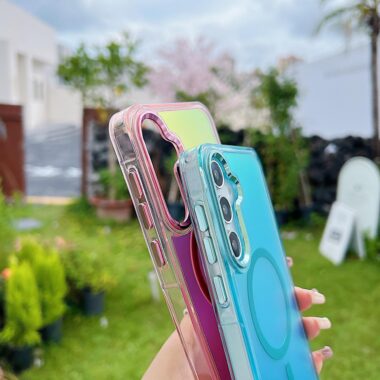 Gradient scratch resistant waterproof Samsung Ultra phone case