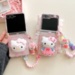 3D Hello Kitty shockproof Samsung Z Flip case