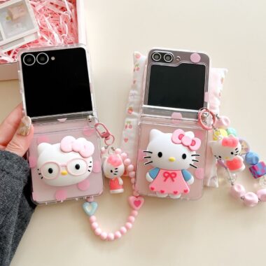 3D Hello Kitty shockproof Samsung Z Flip case