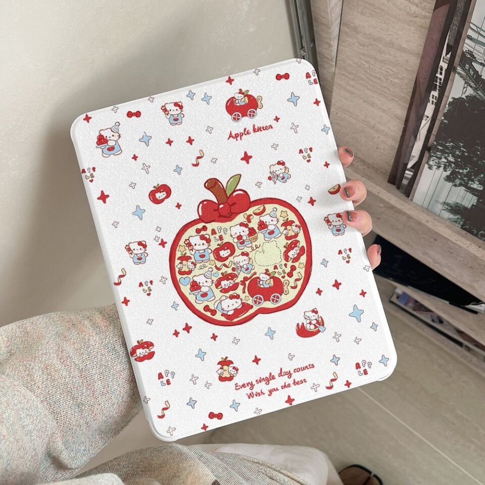 Hello Kitty party 360 rotating shockproof iPad case