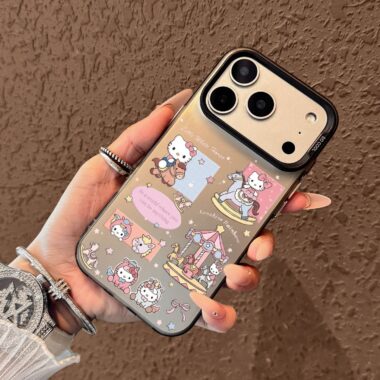 Cute Hello Kitty ultra-slim shockproof iPhone 17 case