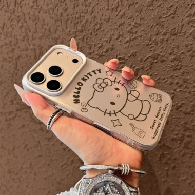 Cute Hello Kitty ultra-slim shockproof iPhone 17 case