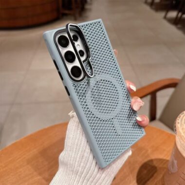 Honeycomb cooling magnetic frosted Samsung S22 S23 S24 S25 Ultra case