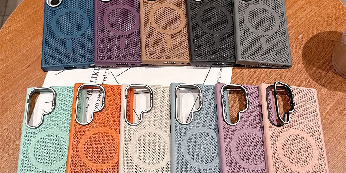 Honeycomb cooling magnetic frosted Samsung S22 S23 S24 S25 Ultra case
