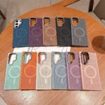 Honeycomb cooling magnetic frosted Samsung S22 S23 S24 S25 Ultra case