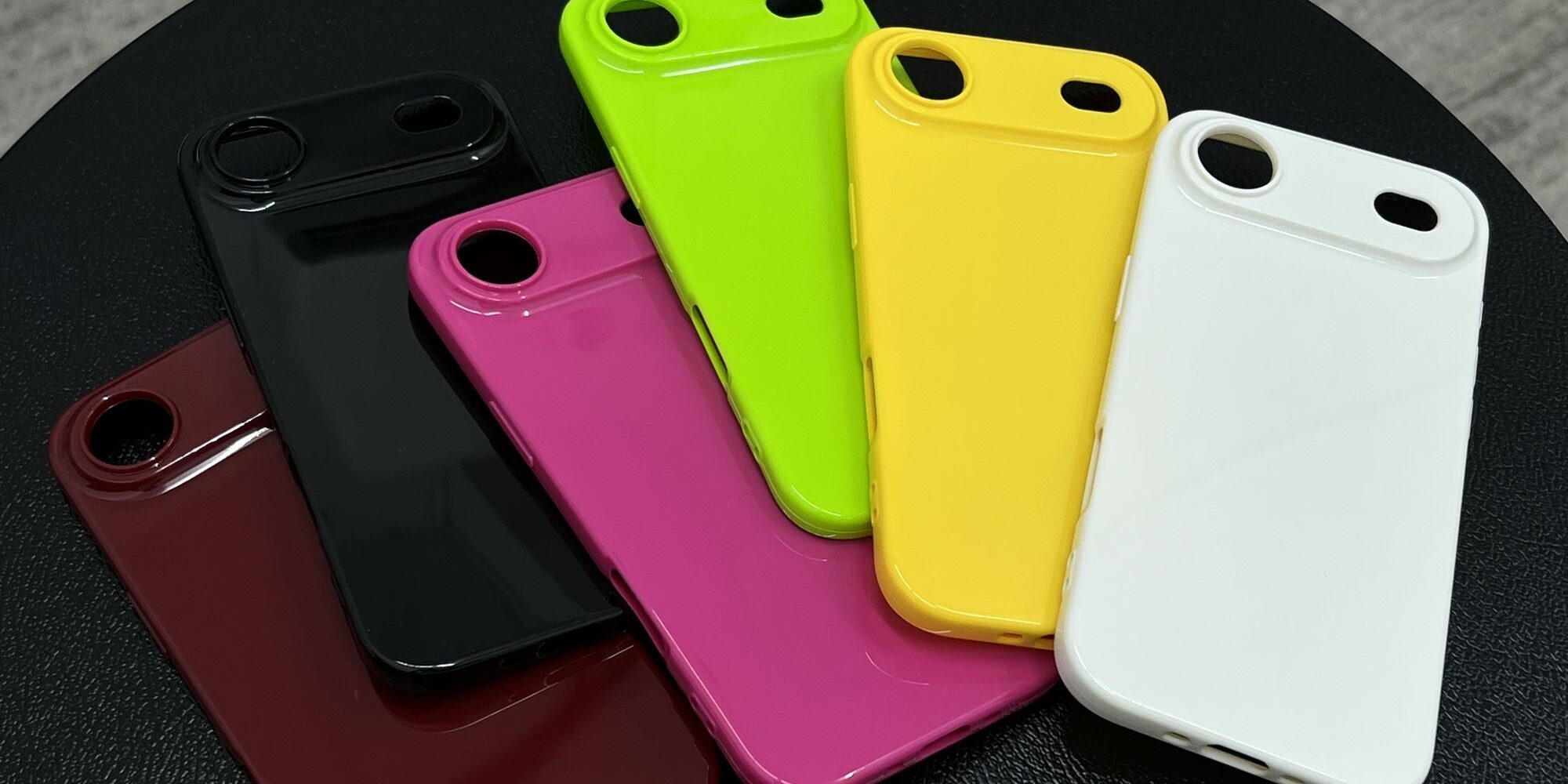 Glossy jelly soft silicone full cover iPhone 17 case