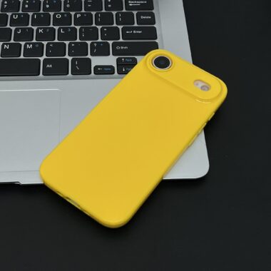 Glossy jelly soft silicone full cover iPhone 17 case