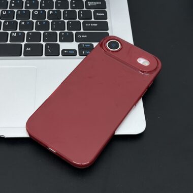 Glossy jelly soft silicone full cover iPhone 17 case