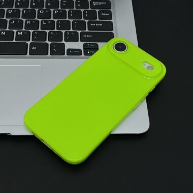 Glossy jelly soft silicone full cover iPhone 17 case