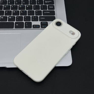 Glossy jelly soft silicone full cover iPhone 17 case